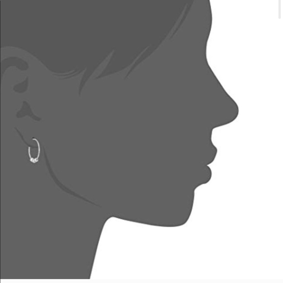 Sterling Silver Beaded Hoop Earrings Set of 3. NWT - Picture 4 of 12